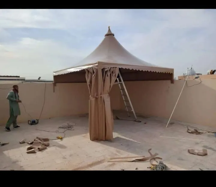 مظلات حدائق قماش تركيب في ابها والخميس