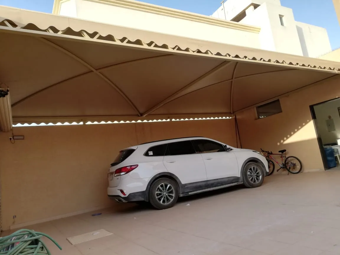 مظلات داخل الحوش للسيارات: أرخص سعر في ابها