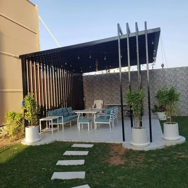 مظلات جلسات حدائق حديد تركيب ابها وخميس مشيط