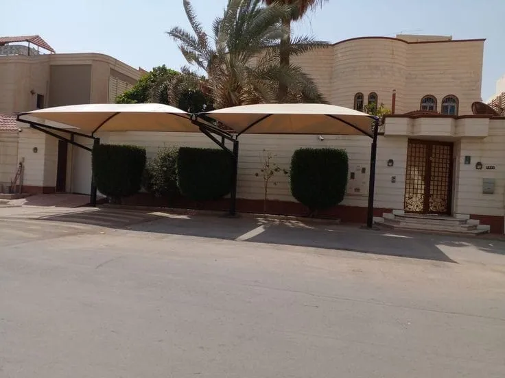 تفصيل مظلات قماش للسيارات والحدائق في خميس مشيط