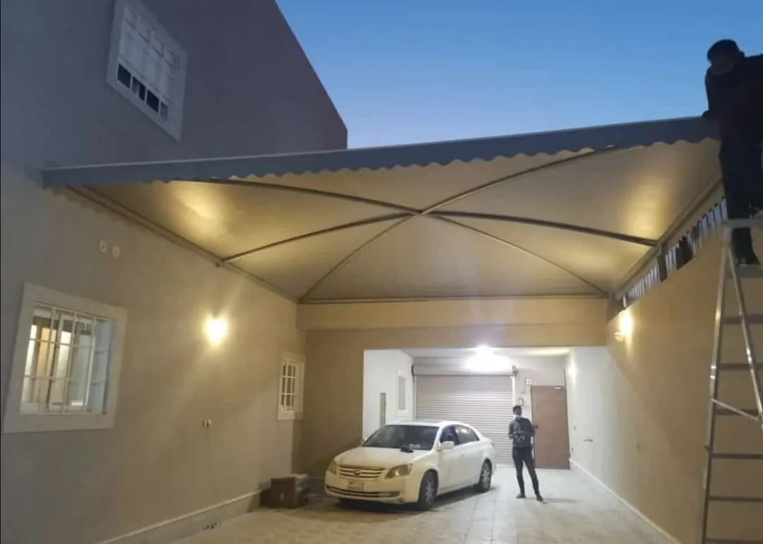 تفصيل مظلات قماش للسيارات والحدائق في خميس مشيط