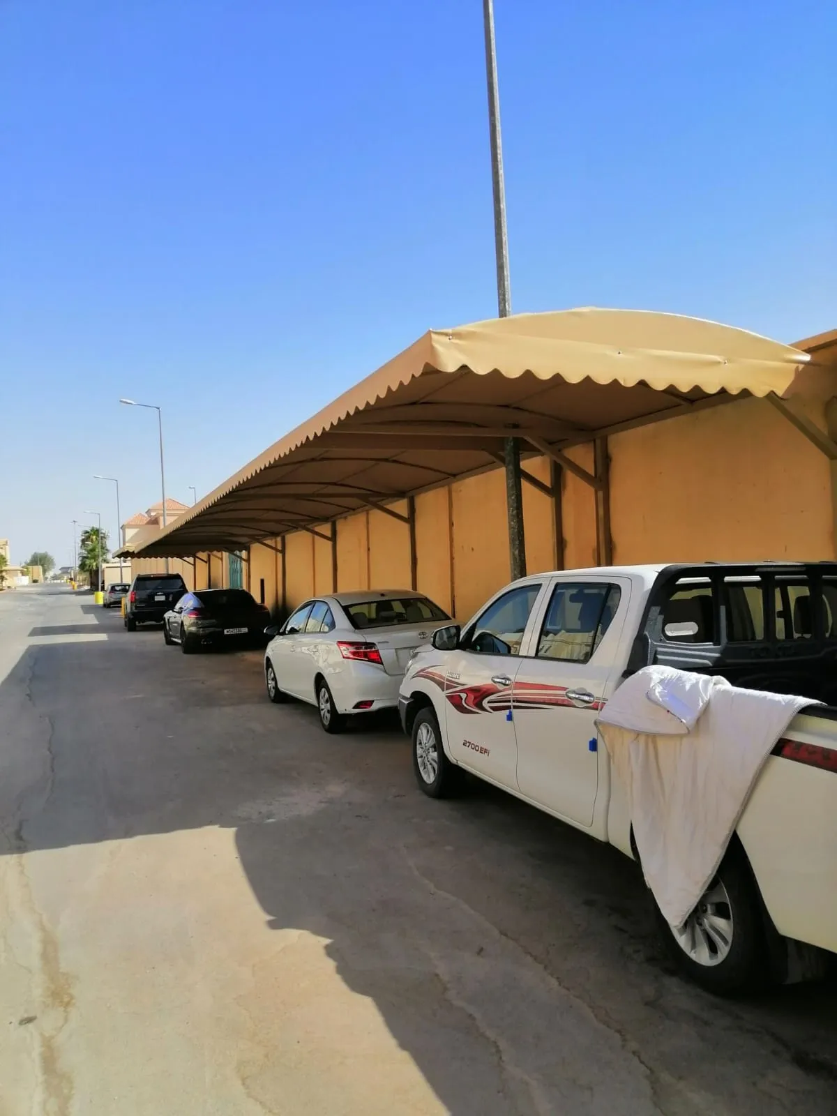 تركيب افضل مظلات سيارات في جازان