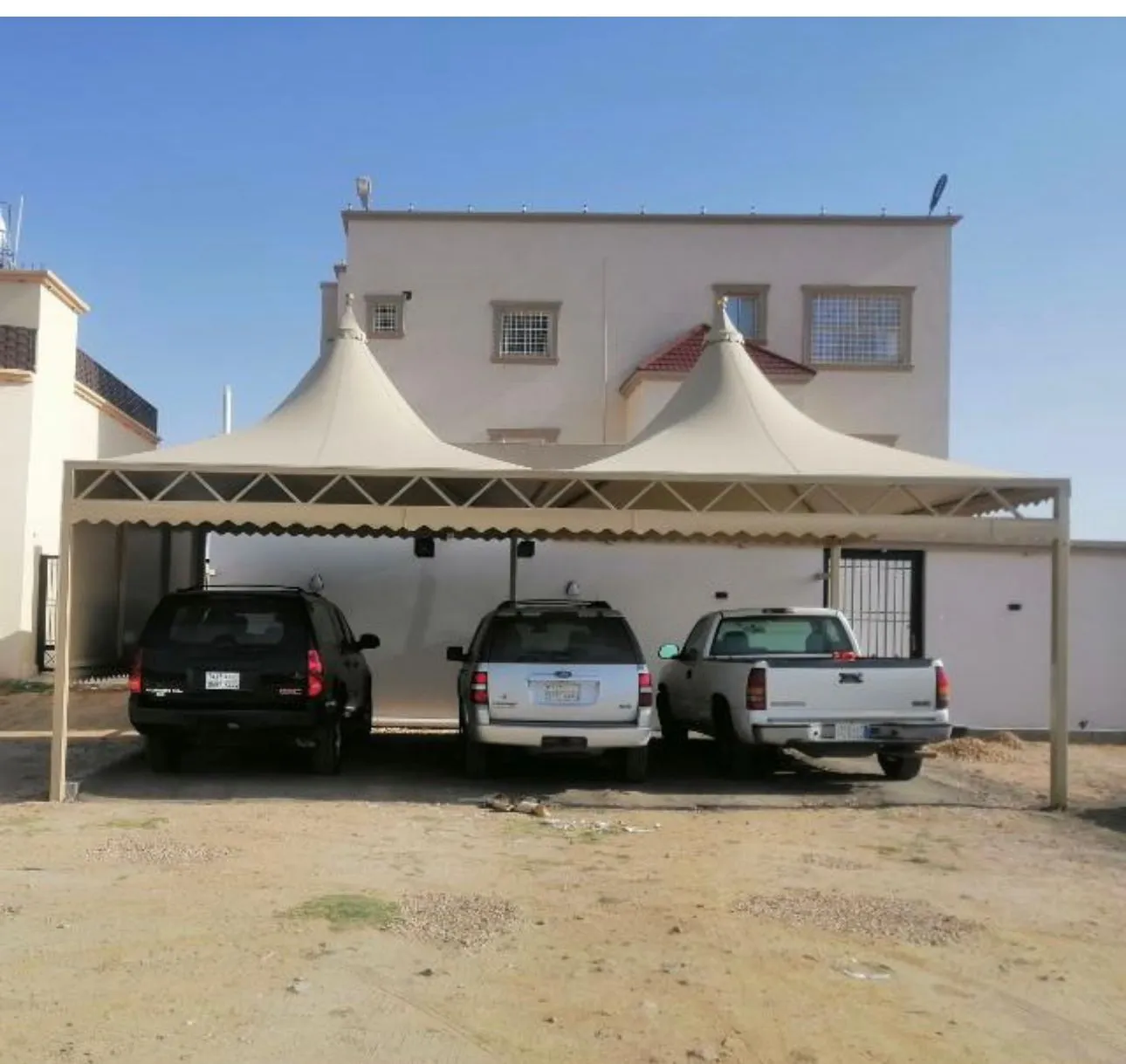 تركيب افضل مظلات سيارات في جازان