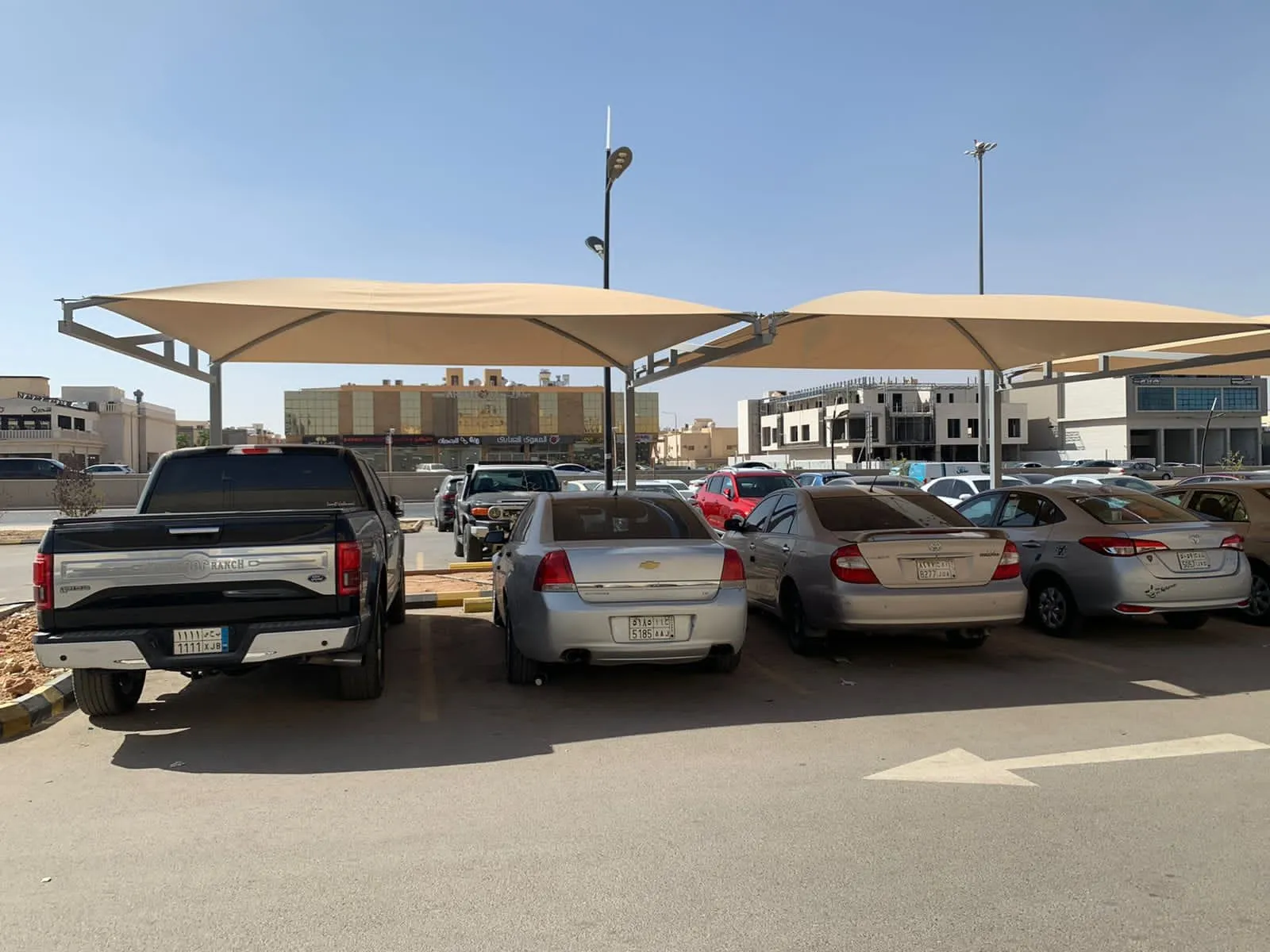 تركيب افضل مظلات سيارات في جازان