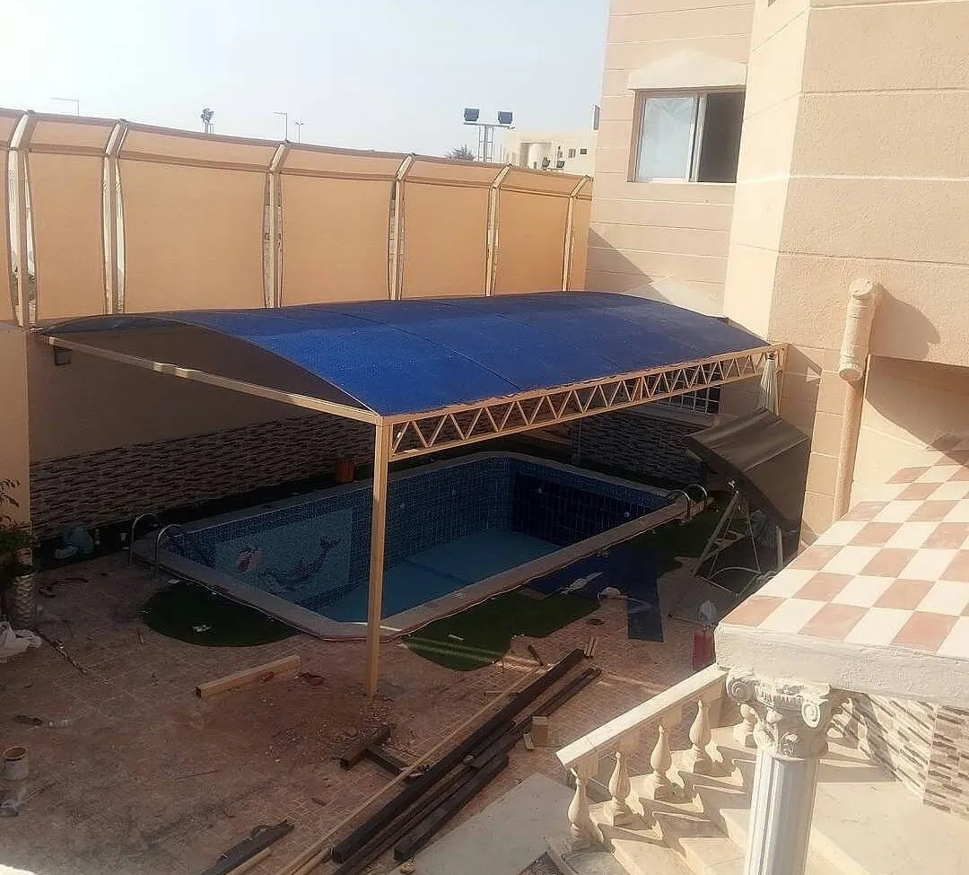 تركيب مظلات الدرب والعارضة جازان 2025 