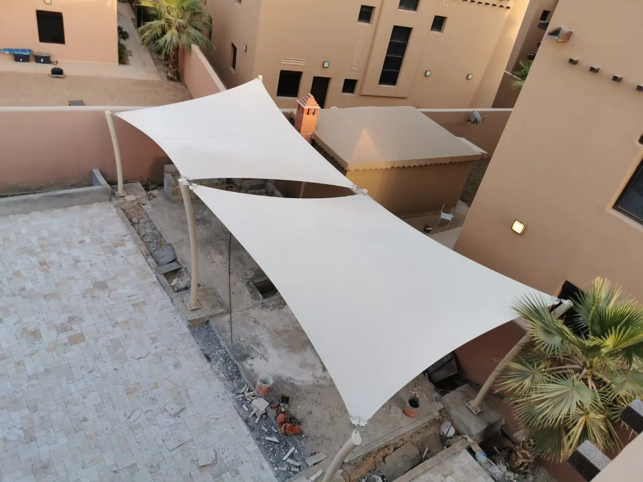 تركيب مظلات الدرب والعارضة جازان 2025 