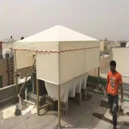 تركيب مظلات خزانات المياه في خميس مشيط وابها