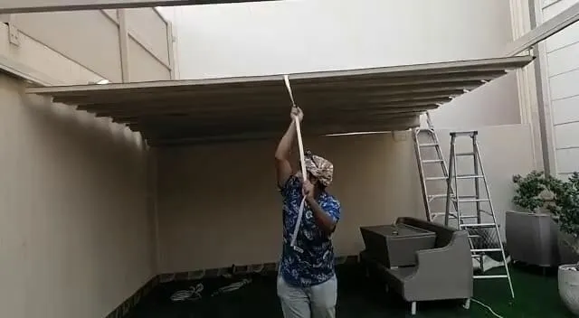 مظلات متحركة يدوي تركيب في خميس مشيط