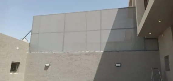 تركيب ساتر على الجدار سواتر جدارية ابها وخميس مشيط