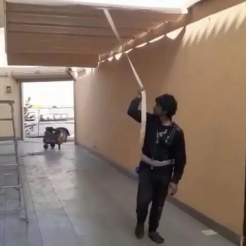 مظلات متحركة يدوية تركيب خميس مشيط وابها