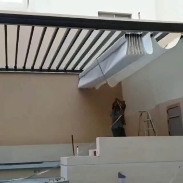 مظلات متحركة يدوية تركيب خميس مشيط وابها