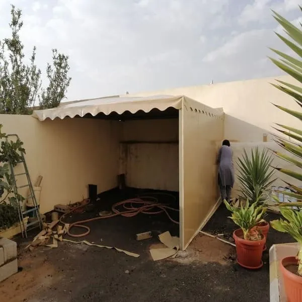 مظلات قماش في ابها : لحماية المساحات الخارجية