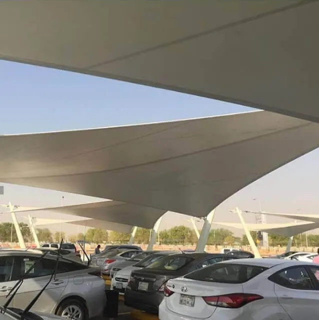 تركيب مظلات شد انشائي بابها