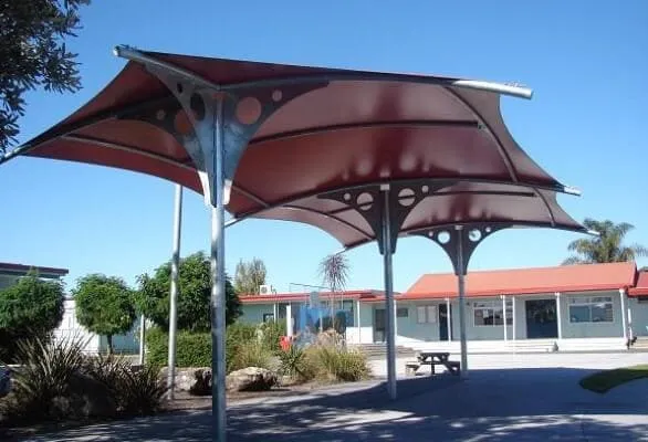 تركيب مظلات شد انشائي بابها