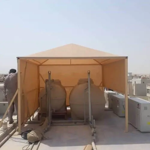 مظلات خزانات المياه تركيب في ابها