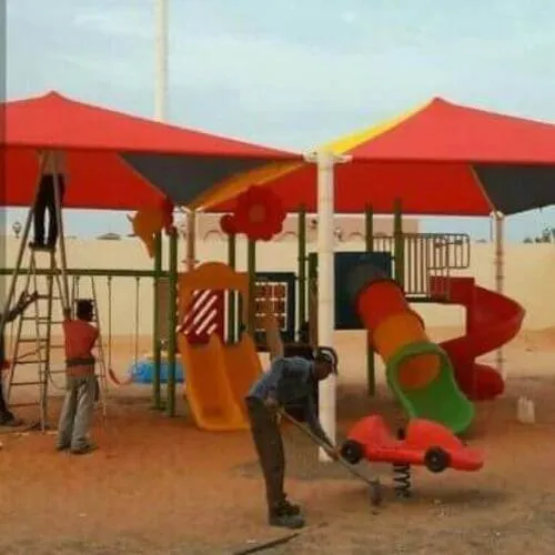 مظلات ساحات ملاعب, حدائق ,مدارس تركيب في ابها