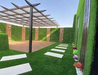 جلسات حدائق خارجيه للفلل مع تنسيق حدائق في خميس مشيط