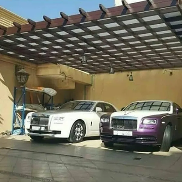 تركيب مظلات من خشب صناعي