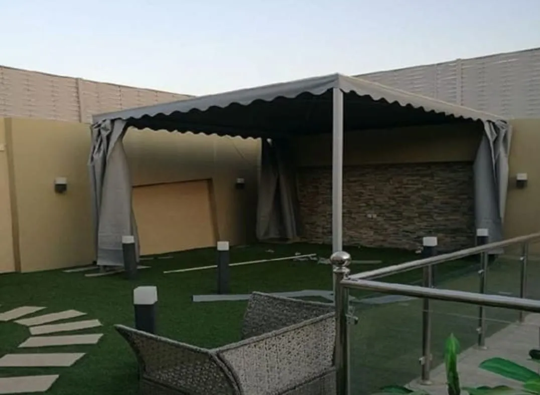 مظلات حدائق قماش تركيب وتفصيل في ابها 2026