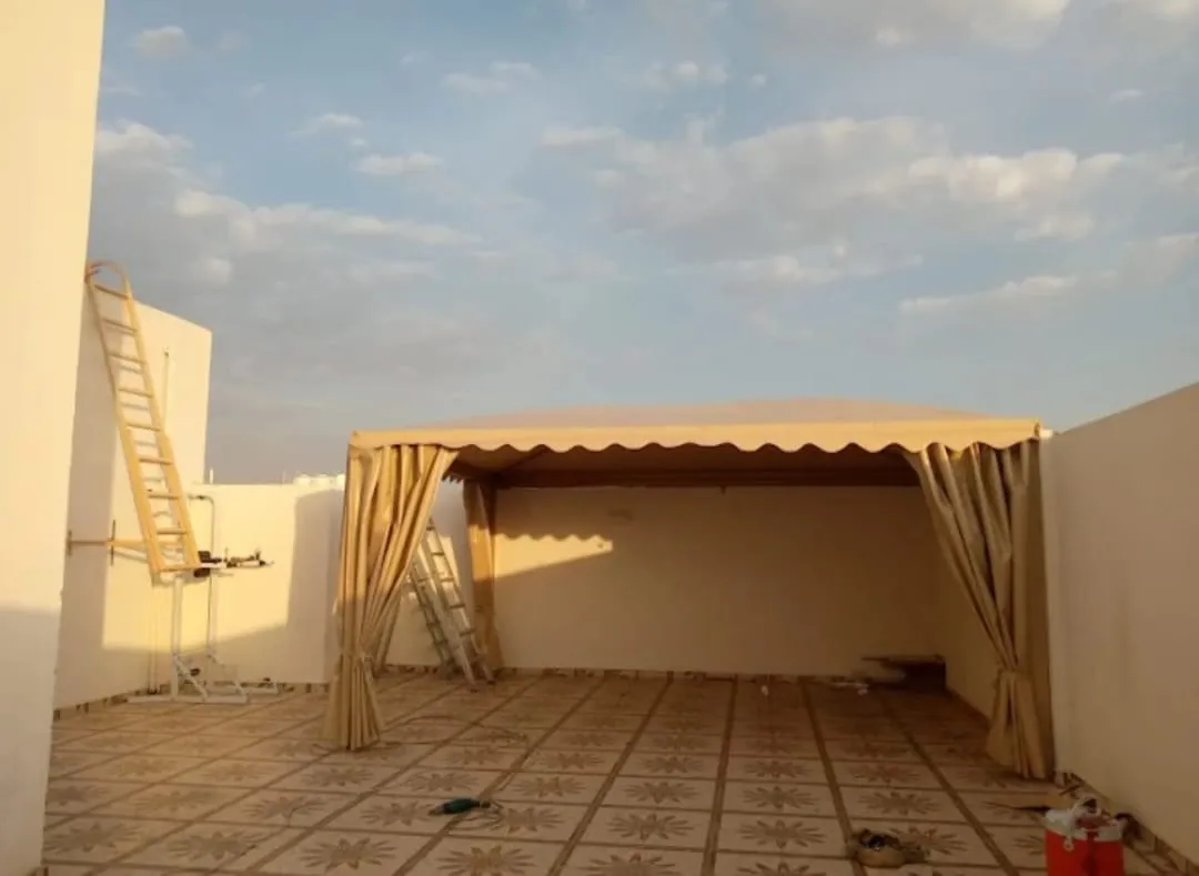 مظلات حدائق قماش تركيب وتفصيل في ابها 2026